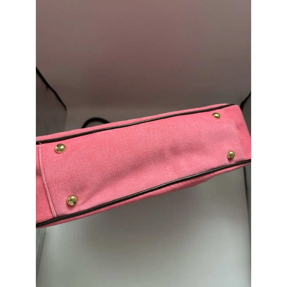 Vineyard Vines Large Pink Corduroy Tote Bag Diaper Bag Vinyl Lined 14